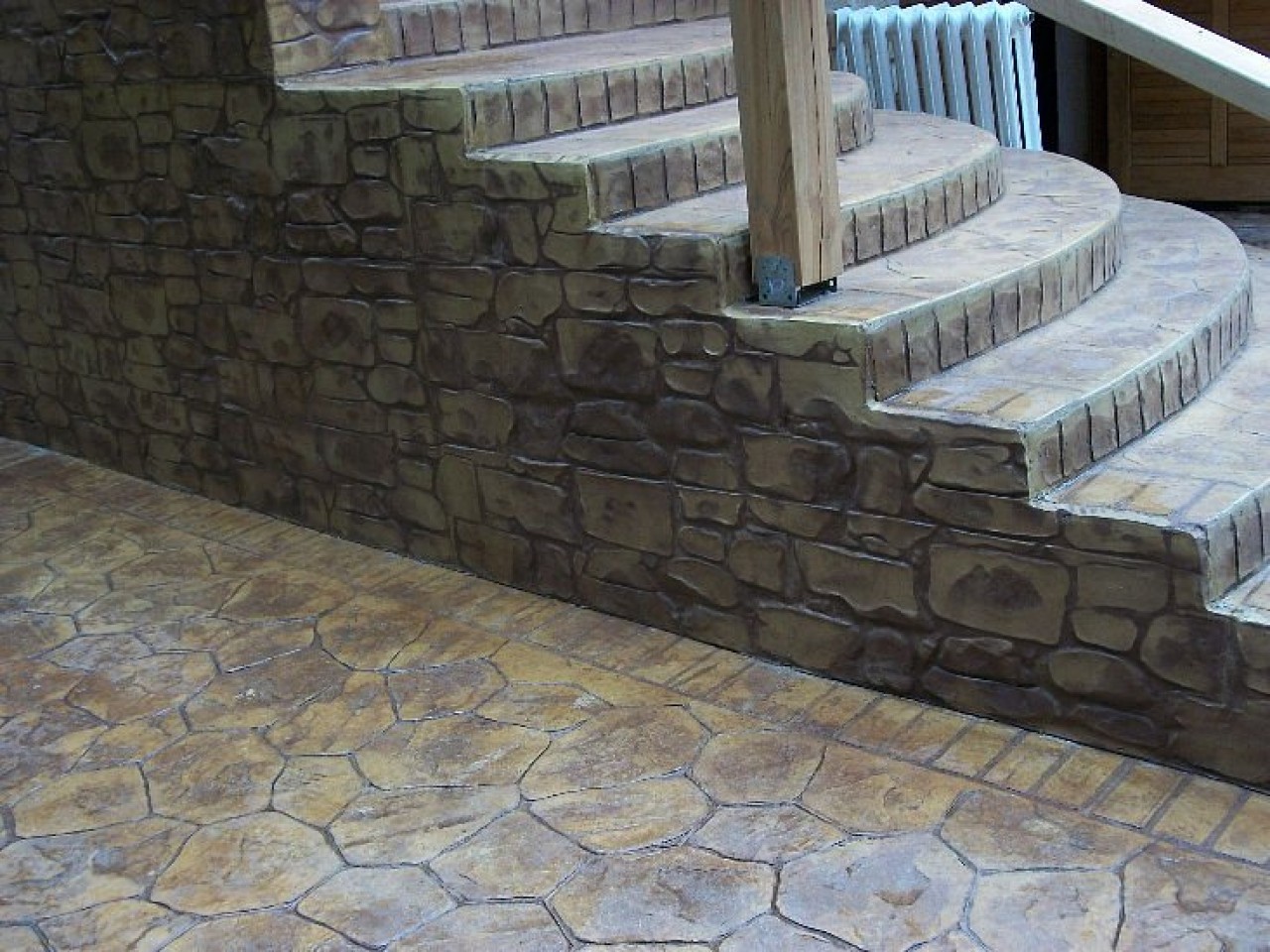 beton imprime vertical